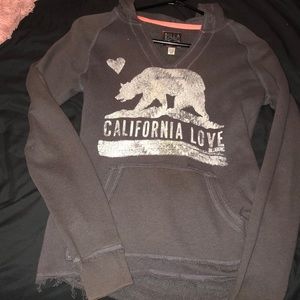 Charcoal pullover hoodie